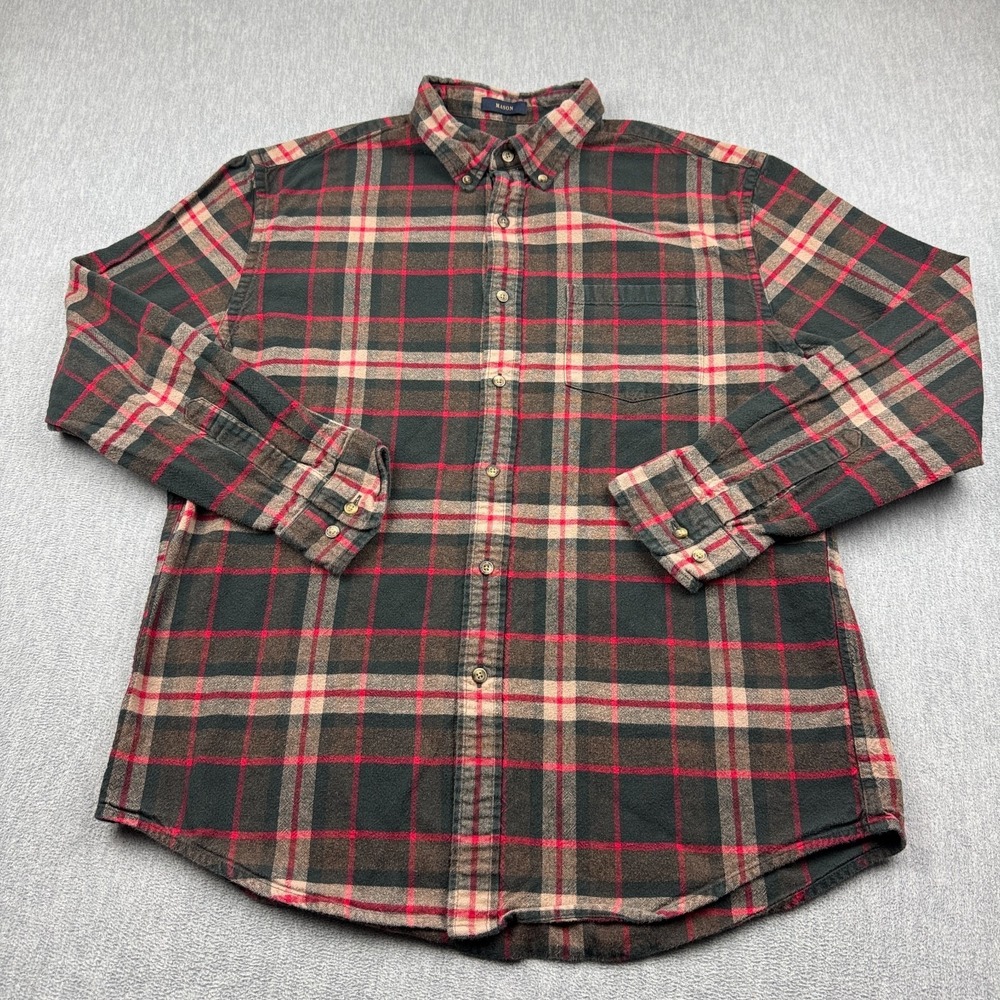 Pendleton Shirt Mens Large Multicolor Mason Flannel Plaid Casual Button Down Top